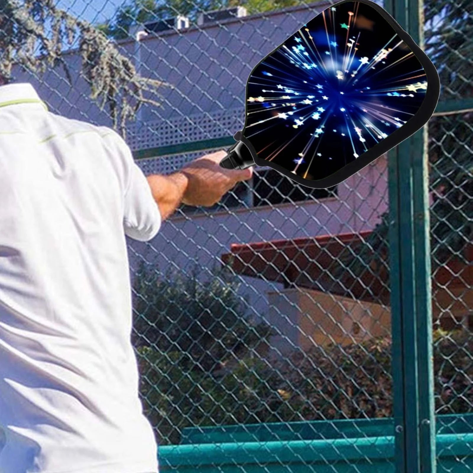 Neoprene Pickleball Paddle Cover Pickleball Protection Zipper Rackets Sleeve Star