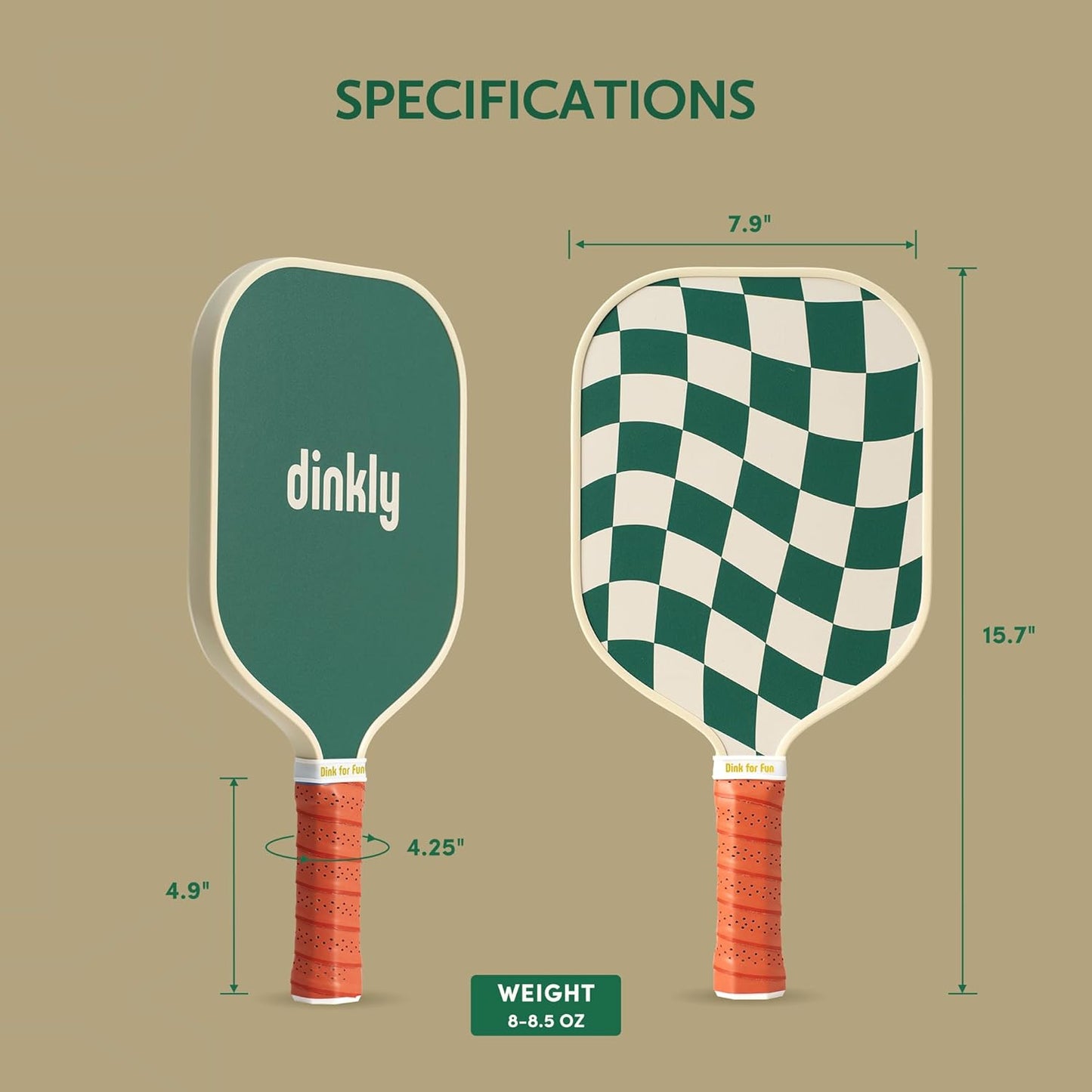 Pickleball Paddles Set of 2/4- USAPA Approved Graphite/Fiberglass Pickleball Racket, 2 Pickleball Rackets, 4 Balls and 1 Portable Carry Bag, Aesthetic Pickle Ball Set for Men Women Beginners