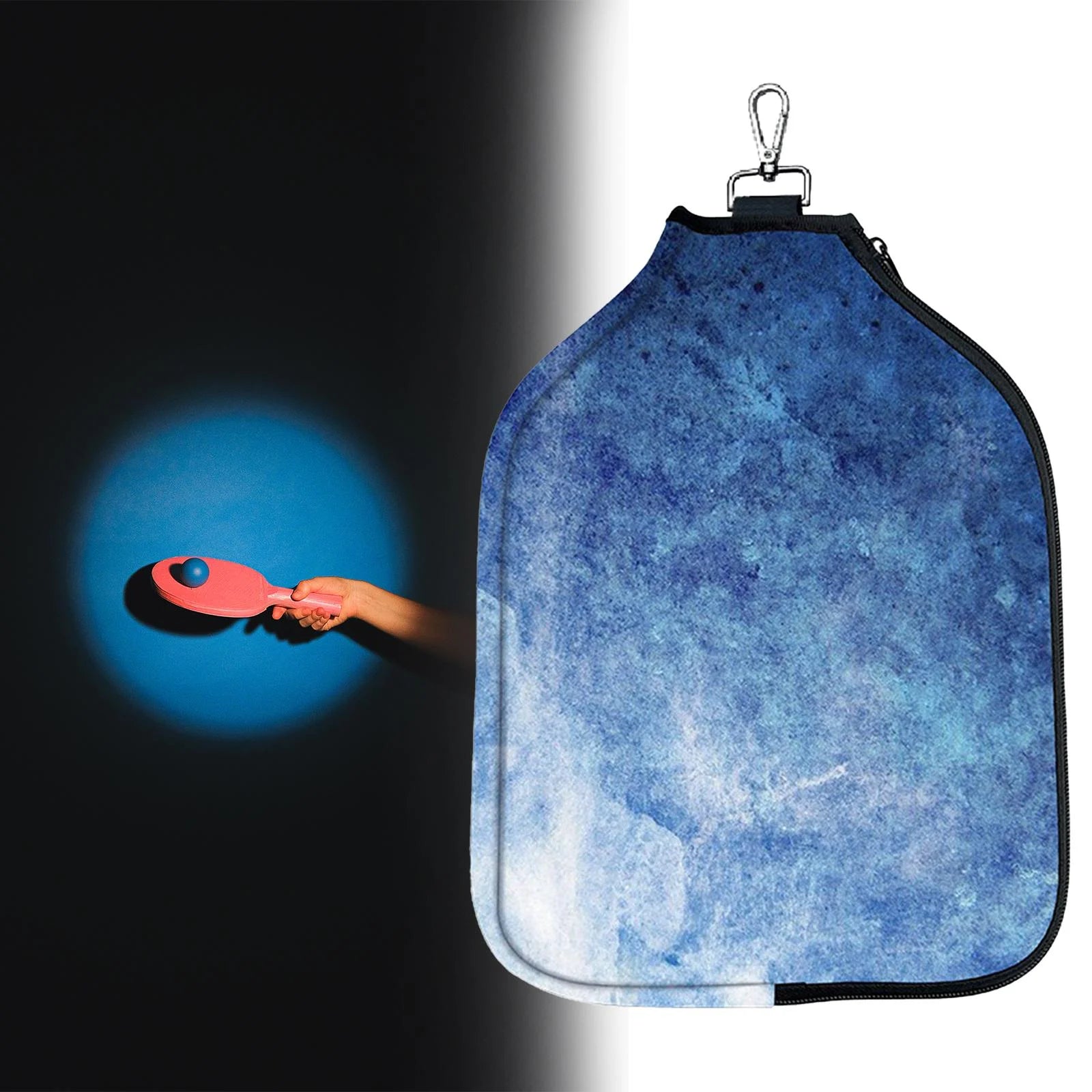 Neoprene Pickleball Paddle Cover, Racket Sleeve, Protective Paddle Sleeve, Dustproof Durable, Waterproof Protector, Premium Pickleball Head Cover A3