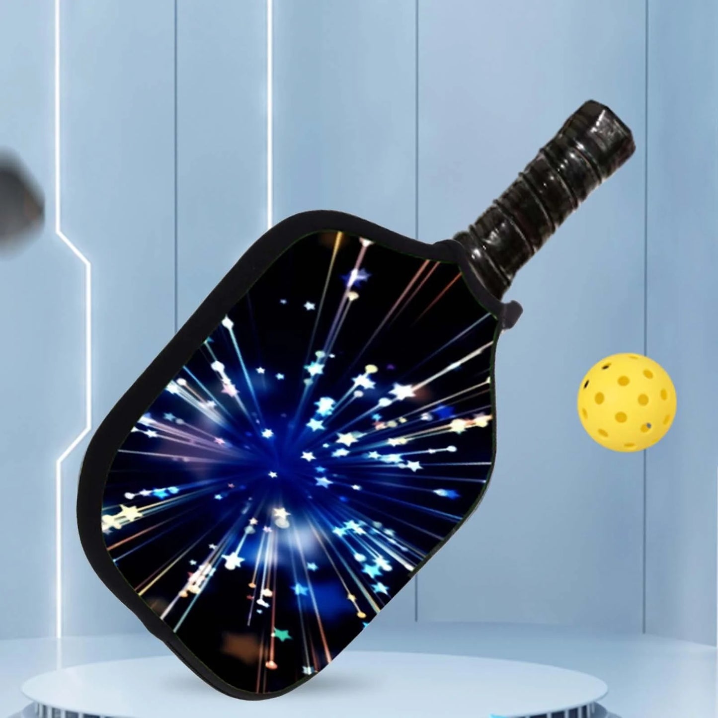 Neoprene Pickleball Paddle Cover Pickleball Protection Zipper Rackets Sleeve Star