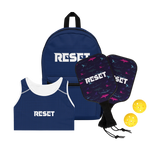 RESET Bundle: Backpack And Pickleball Paddle Set And Sports Bra