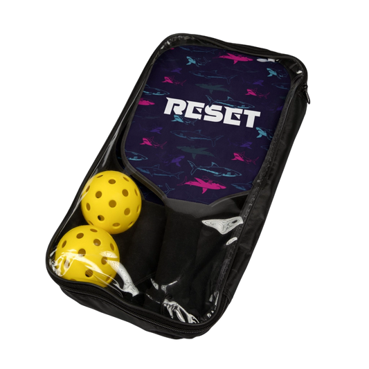 RESET Pretty Shark Pickleball Paddle Set