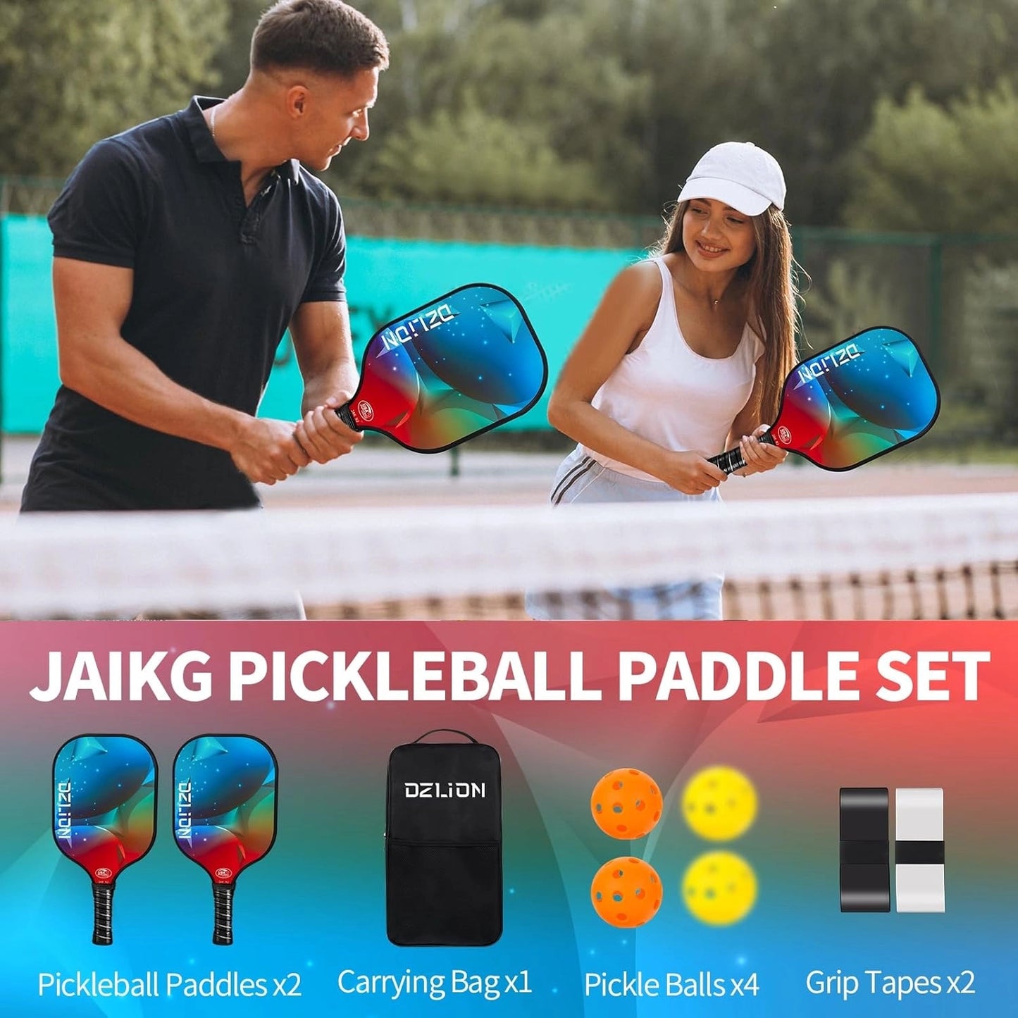 RESET Whale Edition Pickleball Paddle Set